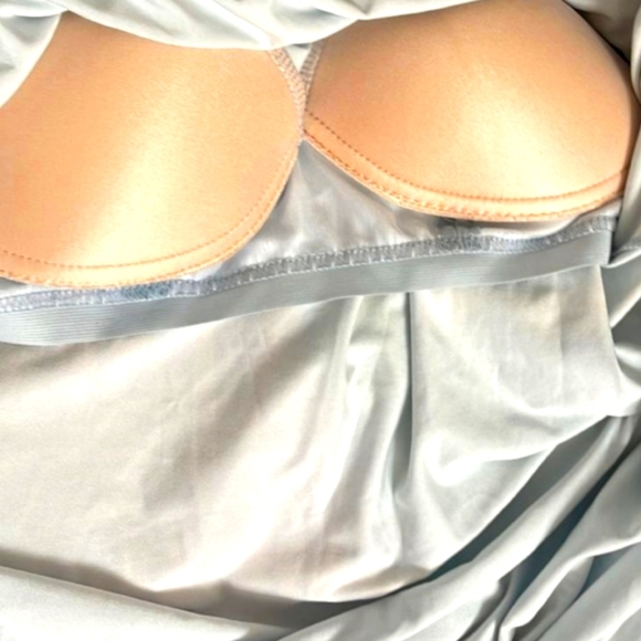 32 Degrees Tahoe Blue Cool Flowy Mini Bra Dress Adj Straps Stretchy NWT Sz XL - Picture 7 of 12